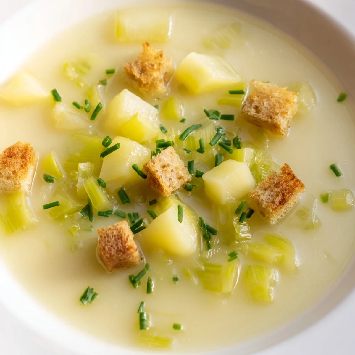 Quick Simple Potato Leek