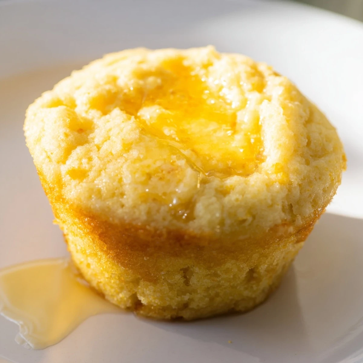 Honey Butter Cornbread Muffins