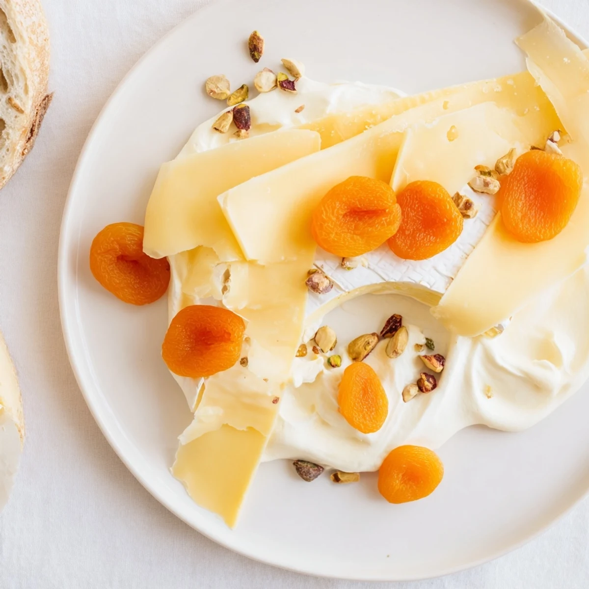 Creamy saffron-infused ricotta and gourmet cheeses star in this stunning Saffron Silk cheese board.