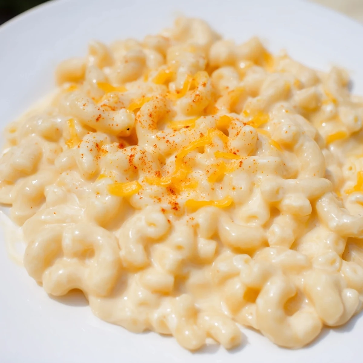 This comforting bowl of Tinis Recession Mac showcases a delicious, budget-friendly macaroni and cheese.