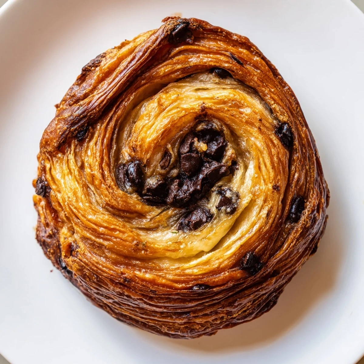 Warm, freshly baked crookies, a sweet treat combining croissant and chocolate cookie flavors.