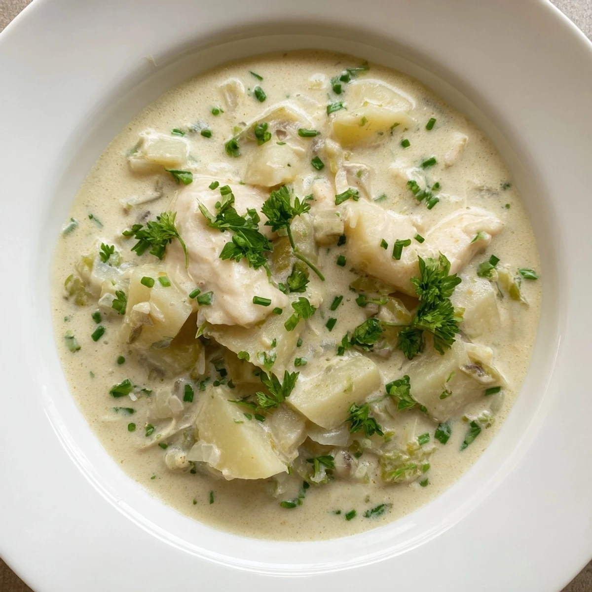 This creamy Icelandic Fish Stew features tender cod, potatoes, and a rich, milk-based broth, ready to enjoy.