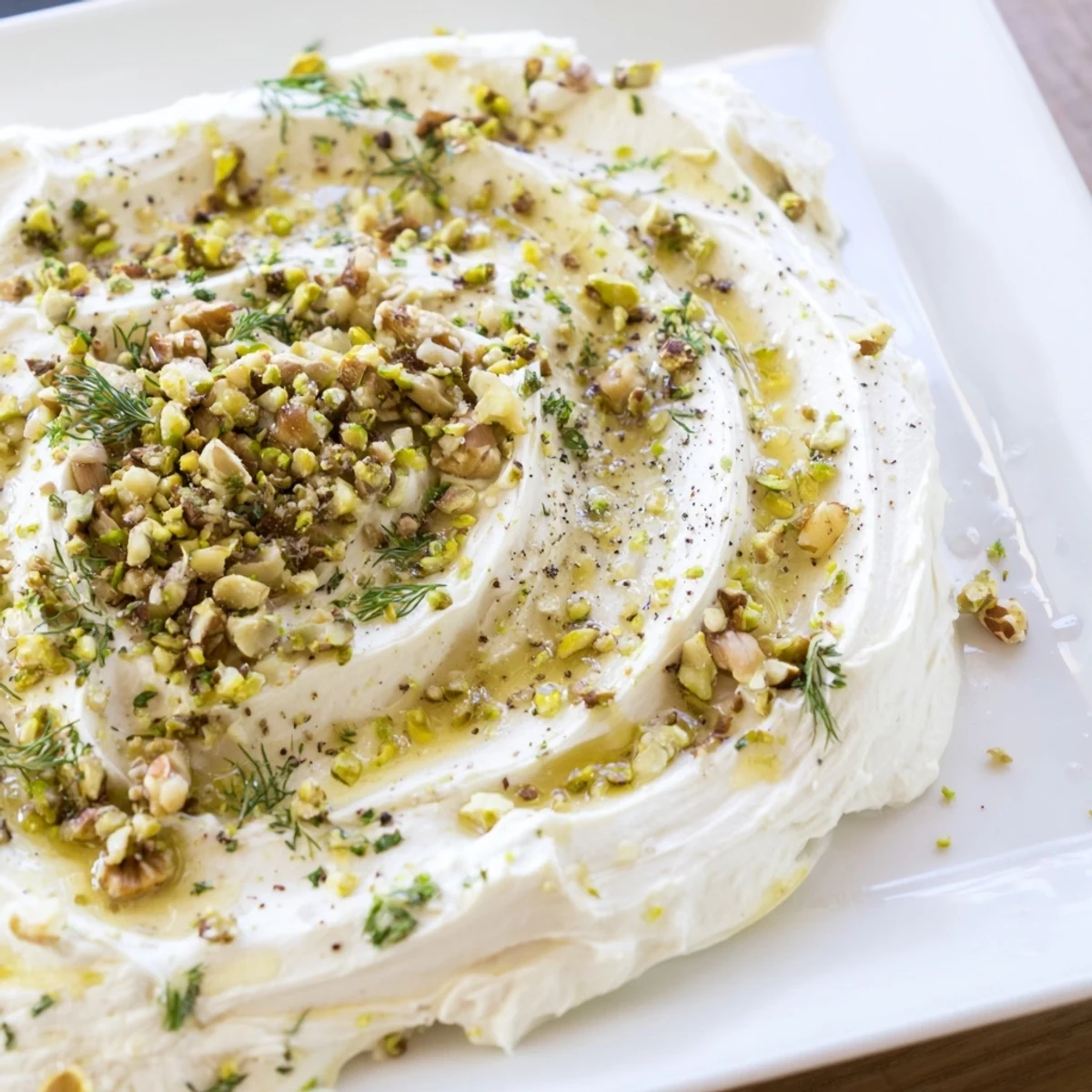 The Flavored Butter Board Charcuterie is an appetizer with herbs and nuts, ready for spreading on warm baguette slices.