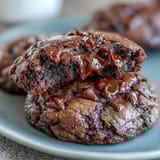 Easy brownie mix cookies loaded with chocolate chips, perfect for a quick and indulgent snack.  