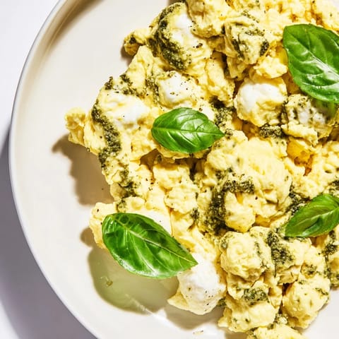 Pesto Cottage Cheese Eggs #61