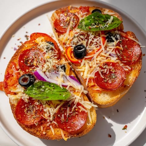 Pizza Toast Melty Cheese #67