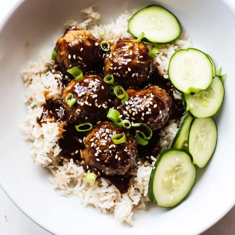 Teriyaki Meatball Bowls #81