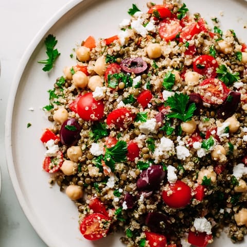 Greek Power Salad with Legumes #115