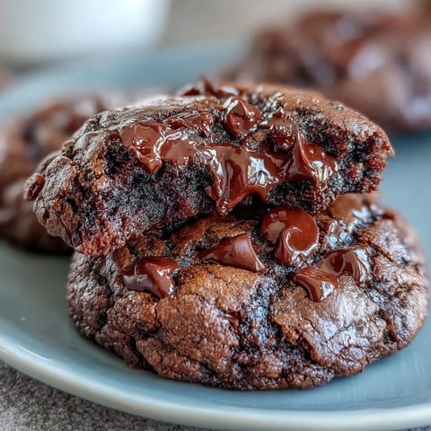 Easy brownie mix cookies loaded with chocolate chips, perfect for a quick and indulgent snack.  