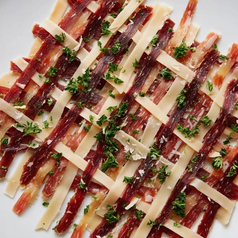 Enjoy the delicious, colorful presentation of The Tartan Plaid, a simple, gluten-free snack idea.
