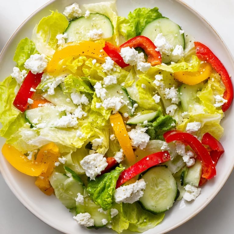 Vibrant image of Bella Hadid Salad, a light and healthy Mediterranean-inspired salad to enjoy.