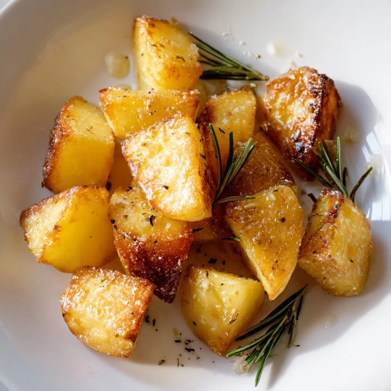 Imagine fluffy-centered Beef Tallow Roasted Potatoes, browned to perfection, ready to serve with your favorite meats.
