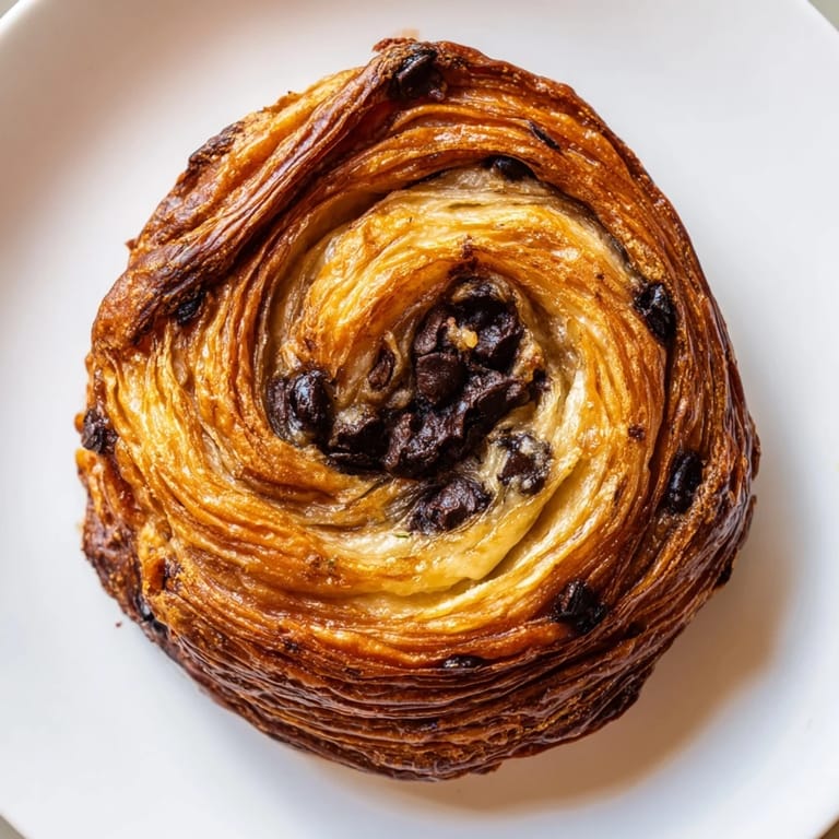 Warm, freshly baked crookies, a sweet treat combining croissant and chocolate cookie flavors.