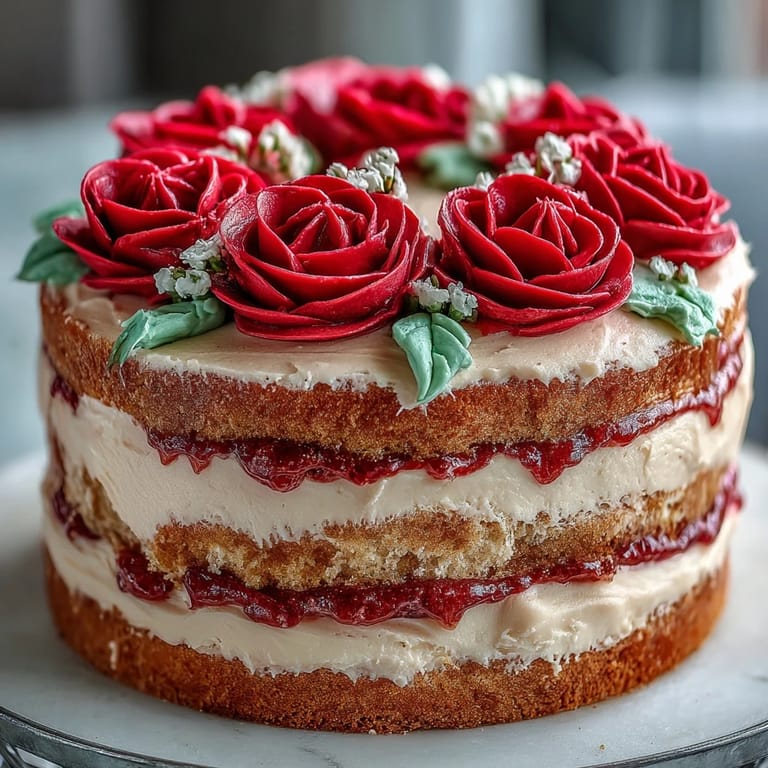 Elegant sheet cake topped with buttercream roses, ideal for graduation parties and special milestones. Moist vanilla base with vibrant floral piping and creamy frosting for a stunning dessert.