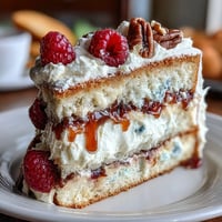 A vibrant Spring Birthday Sheet Cake with lemon curd filling and whipped cream frosting, decorated with fresh berries.